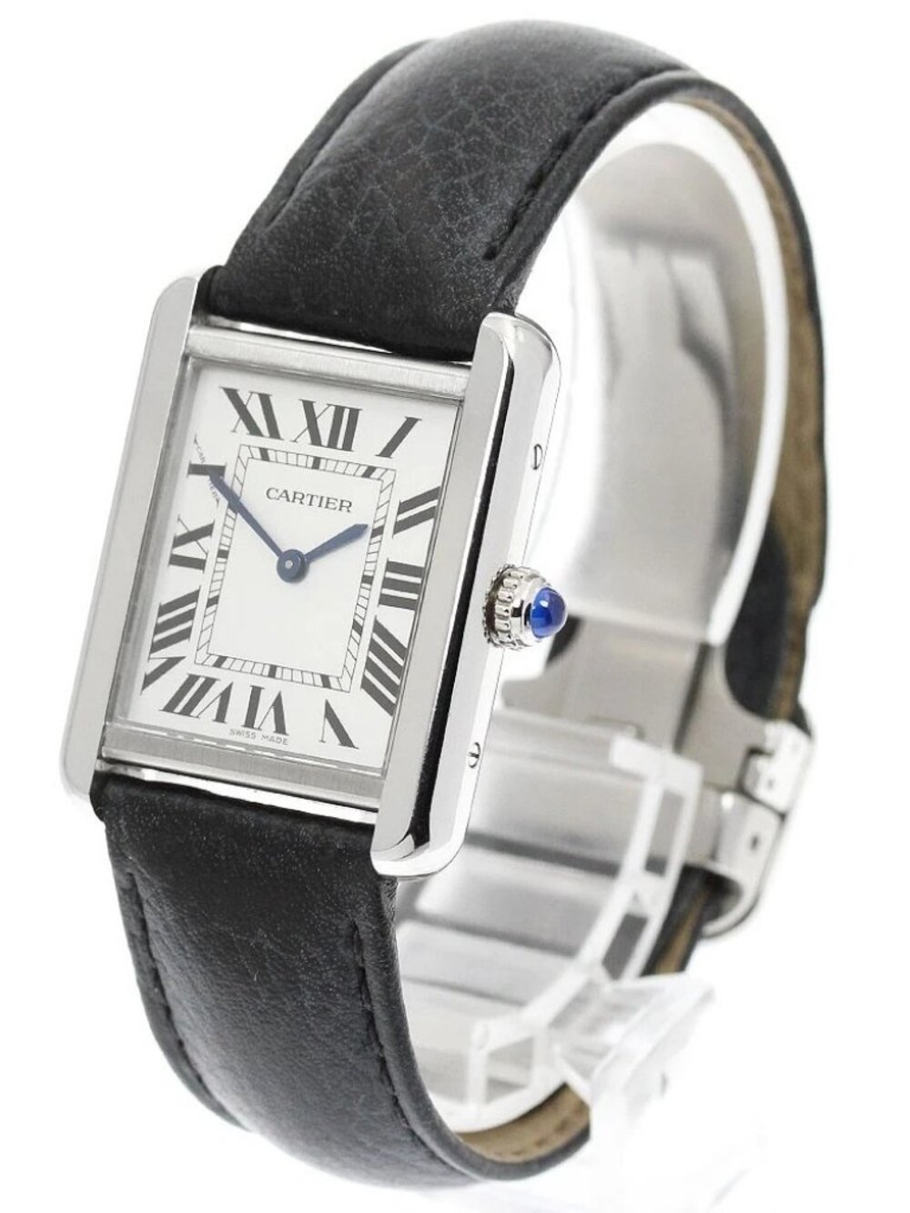 CARTIER Tank solo SM WSTA0030 Silver Dial Quartz Ladies Watch_960864 - Picture 3 of 7
